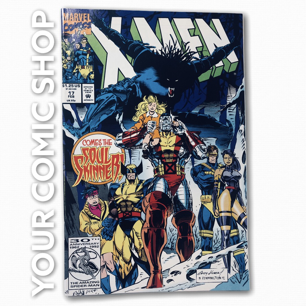 X-Men 17 X-Men Published Feb 1993 by Marvel Comic Book Cover pencils by ...