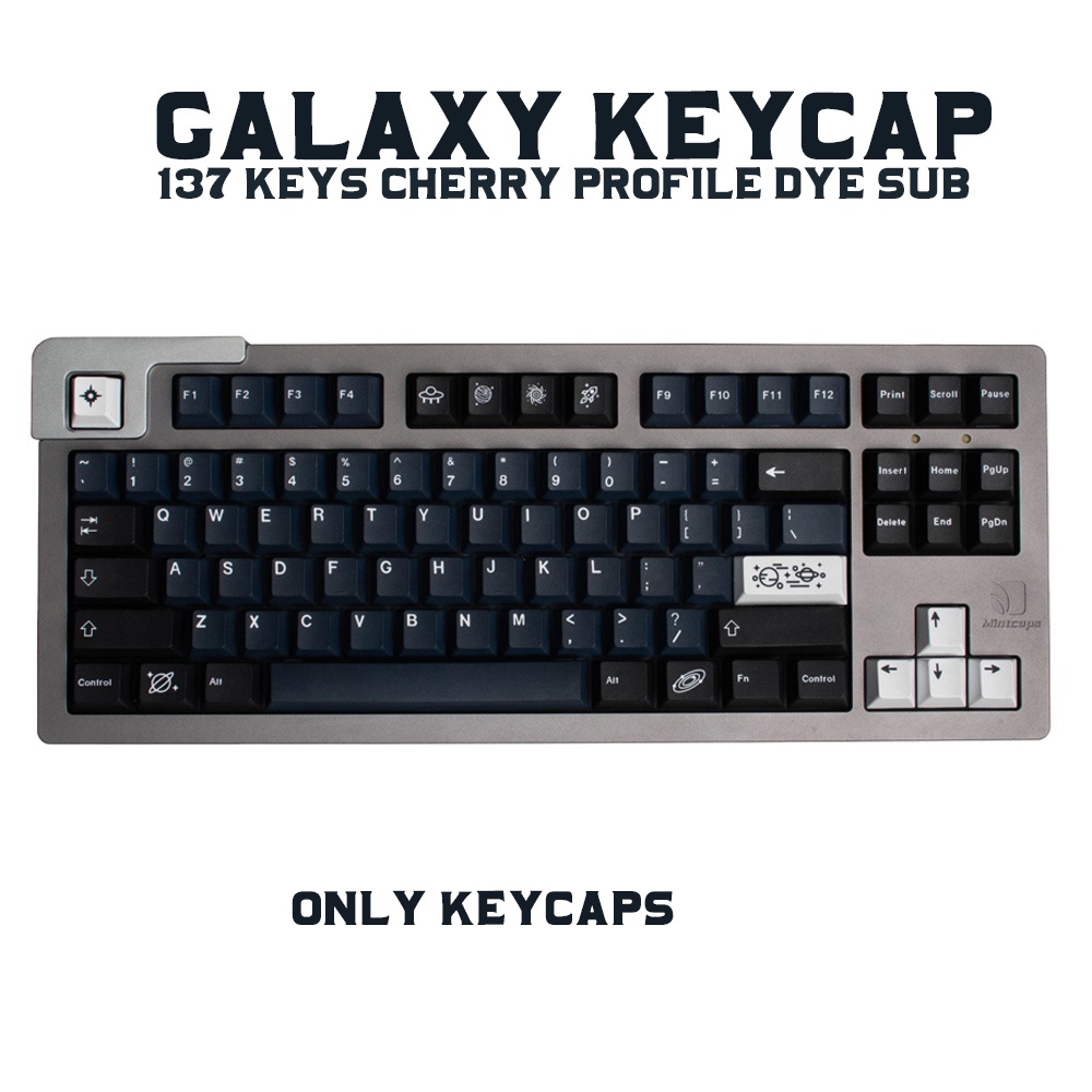 GMK Galaxy PBT 129 Keys Keycaps Cherry Profile Dye Sublimation ...