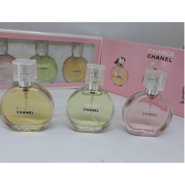 Chanel 3in1 giftset mini perfumes