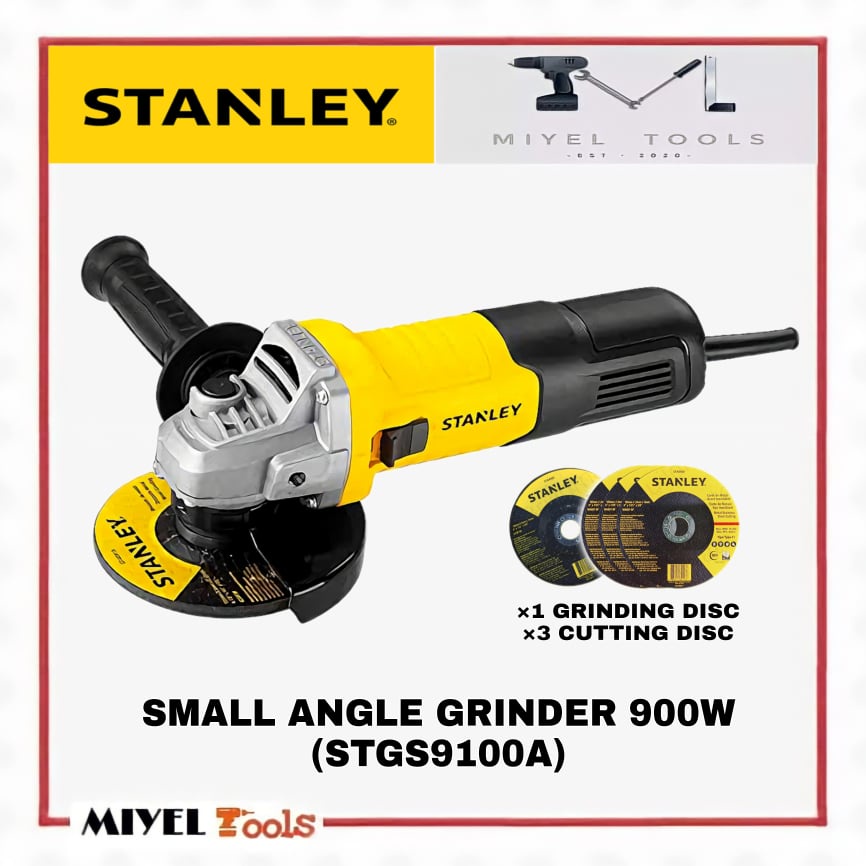 STANLEY Angle Grinder 900W 100mm (STGS9100A) Shopee Philippines