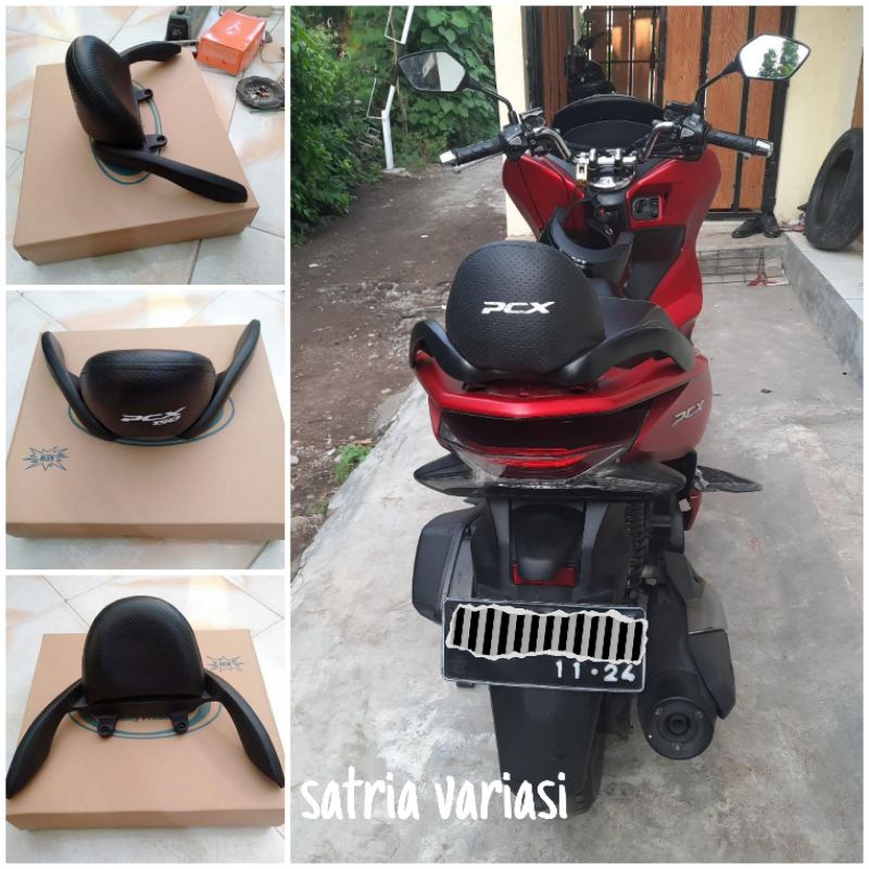 LOKAL Backrest/seat Braces honda pcx 150/160cc Local And Thai | Shopee ...