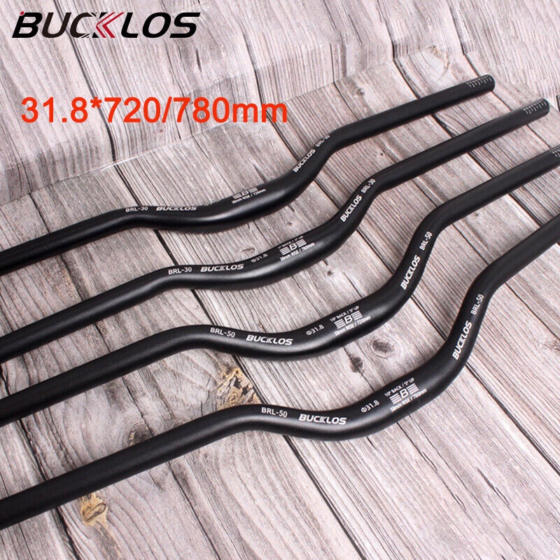 BUCKLOS Aluminum Alloy Mountain Bike Handlebar 31.8*720/780mm Handlebar ...