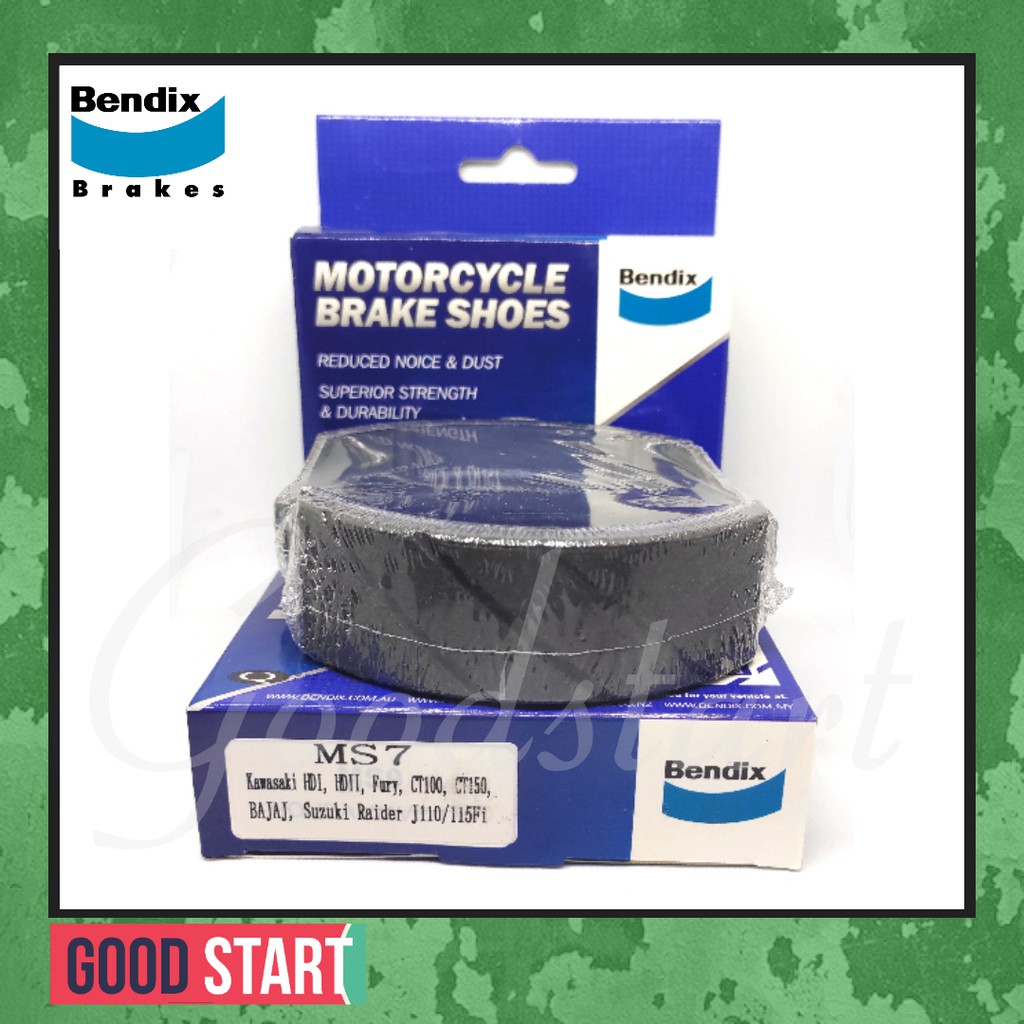 Bendix Brake Shoe MS7 KAWASAKI NEXUS, FURY, HD SERIES, G7S, BRUTUS