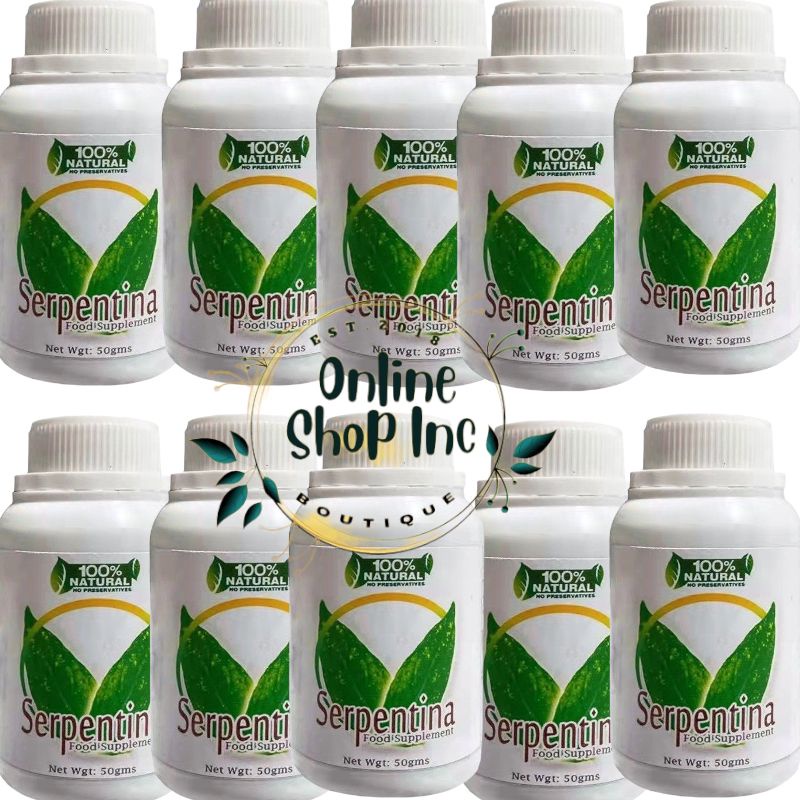 Serpentina Natural Herbs 10 bottles | Shopee Philippines