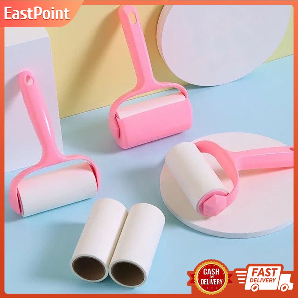 Reusable Roller Sticker Dust Hair Pet Fur Remover Cloth Cleaner