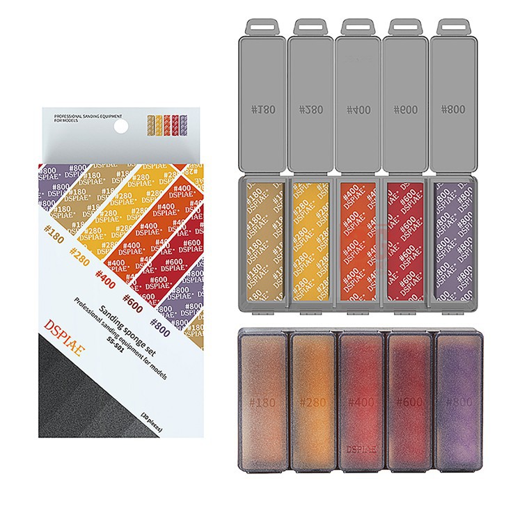 Sanding Sponge Set For Dspiae Gundam GK Military Model Sandpaper Making
