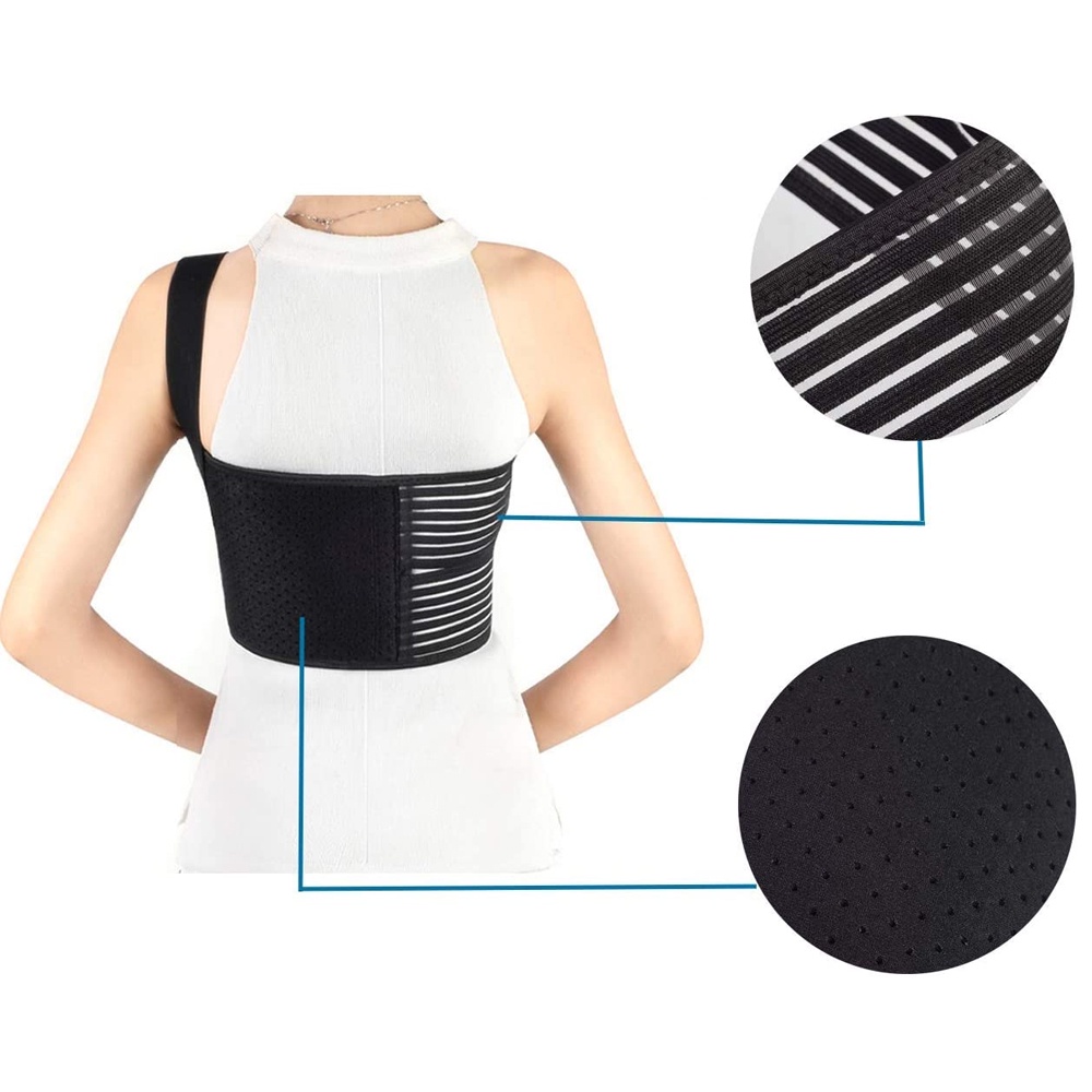 SPOSAFE 1PCS Elastic Rib CageCompression Support Chest Wrap Belt to ...