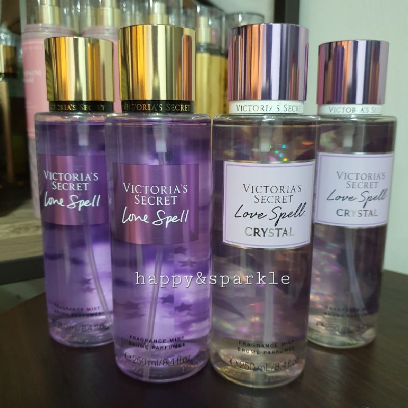 🇺🇸 VS • LOVE SPELL • Original • Fragrance Mist • Classic Scent Shopee