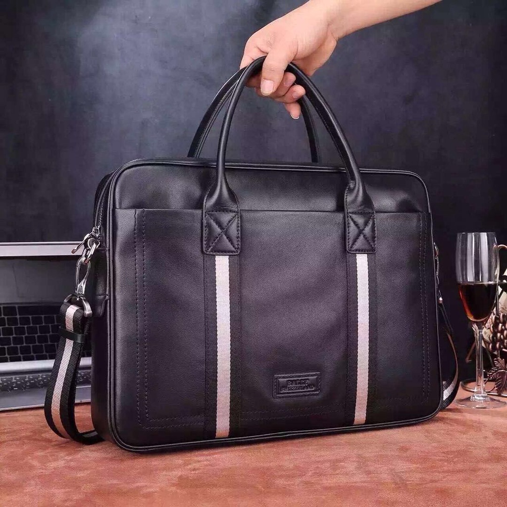 Bally best sale document bag