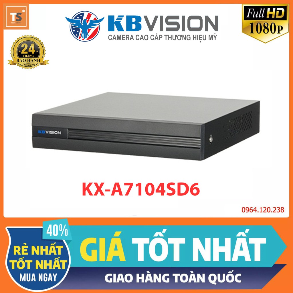 5 in1 KBVISION KX-A7104SD6 4-channel Recorder | Shopee Philippines