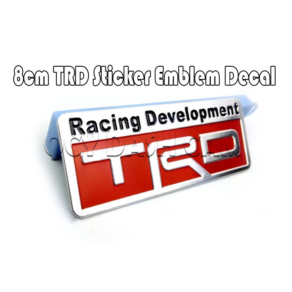8cm Auto Car Styling 3D Racing Development TRD Sticker Emblem Decal for ...