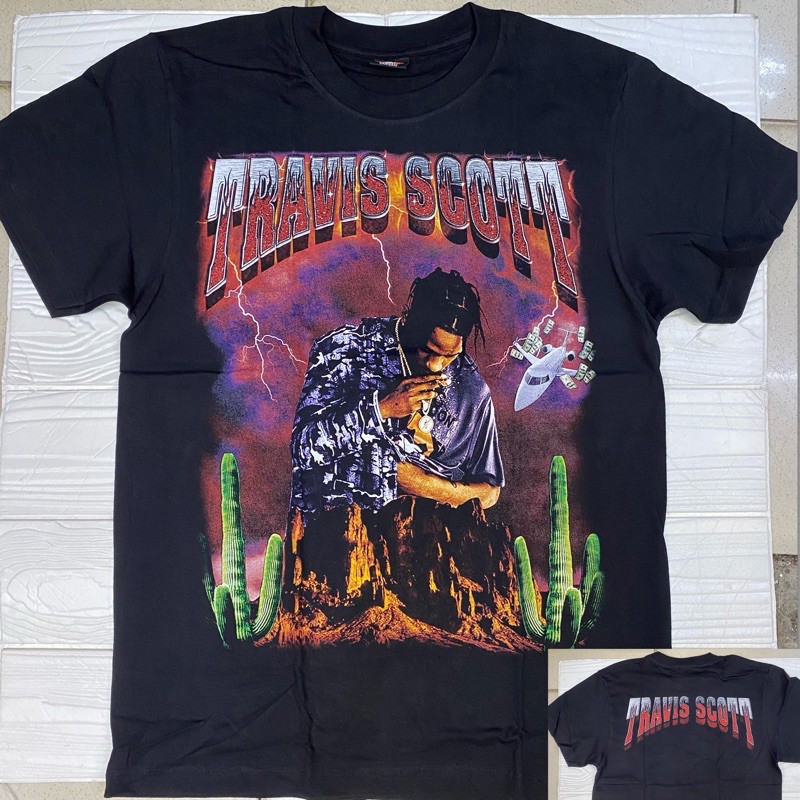 Travis scott 2024 black tee