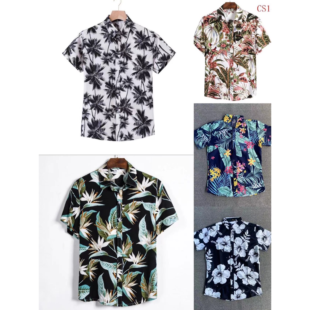 Floral polo shopee hotsell