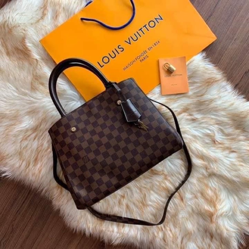 Louis vuitton best sale montaigne damier ebene