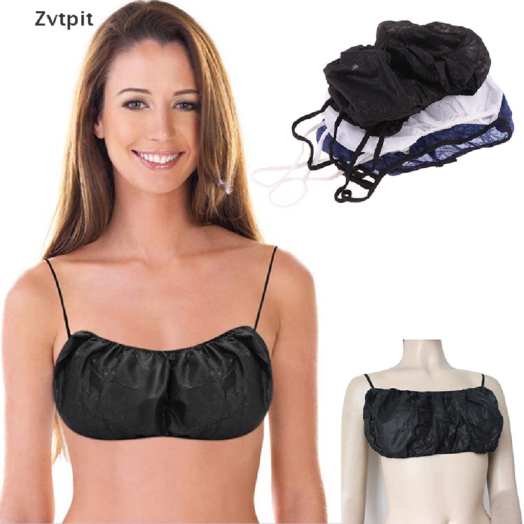 ZVT] 10Pcs Disposable Bra Non-Woven SPA Beauty Salon Massage Women Underwear  Tube Top CFP
