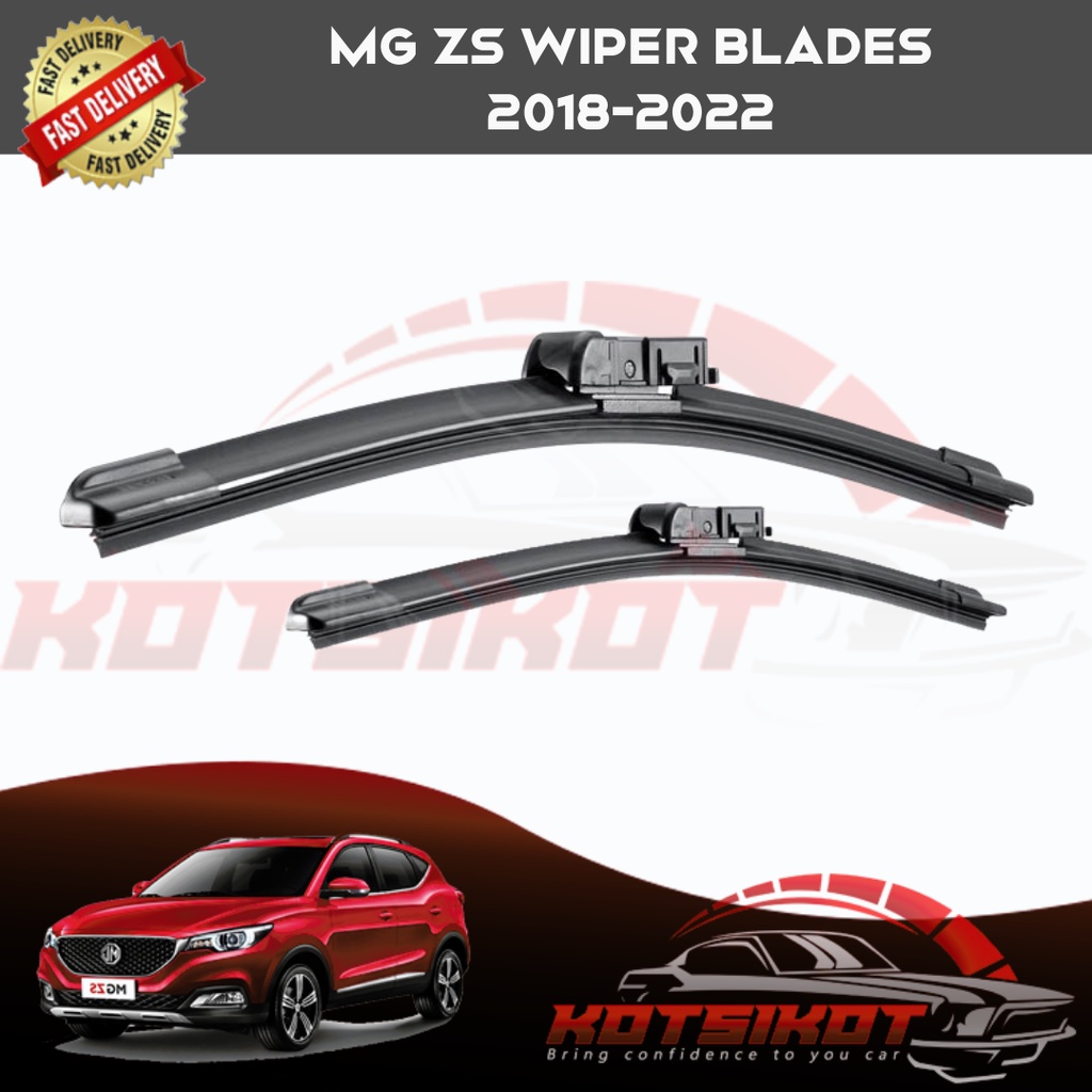 MG ZS and ZST Premium Frameless Windshield Wiper Blades Shopee