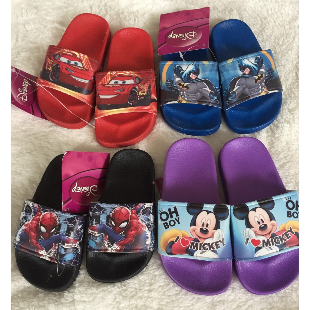 Kids disney character slippers Shopee Philippines