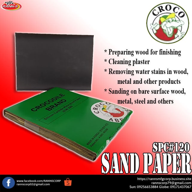 SANDPAPER CROCODILE BRAND Shopee Philippines
