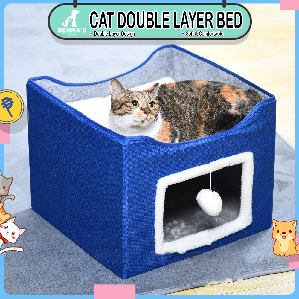 Renna's Cat Bed With Ball Mat Cat House Dog House Pet House For Dog Bed