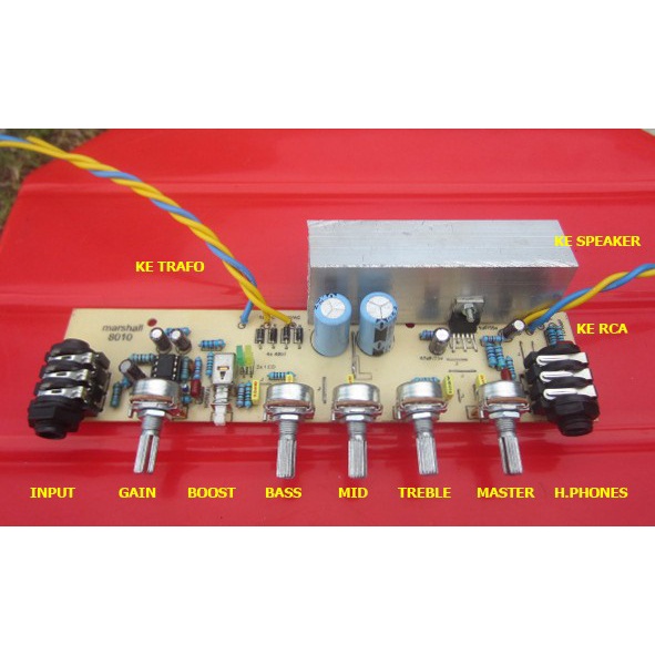 Marshall 8010 Clone 30 Watt Guitar Amp Amplifier Guitar Kit Module For