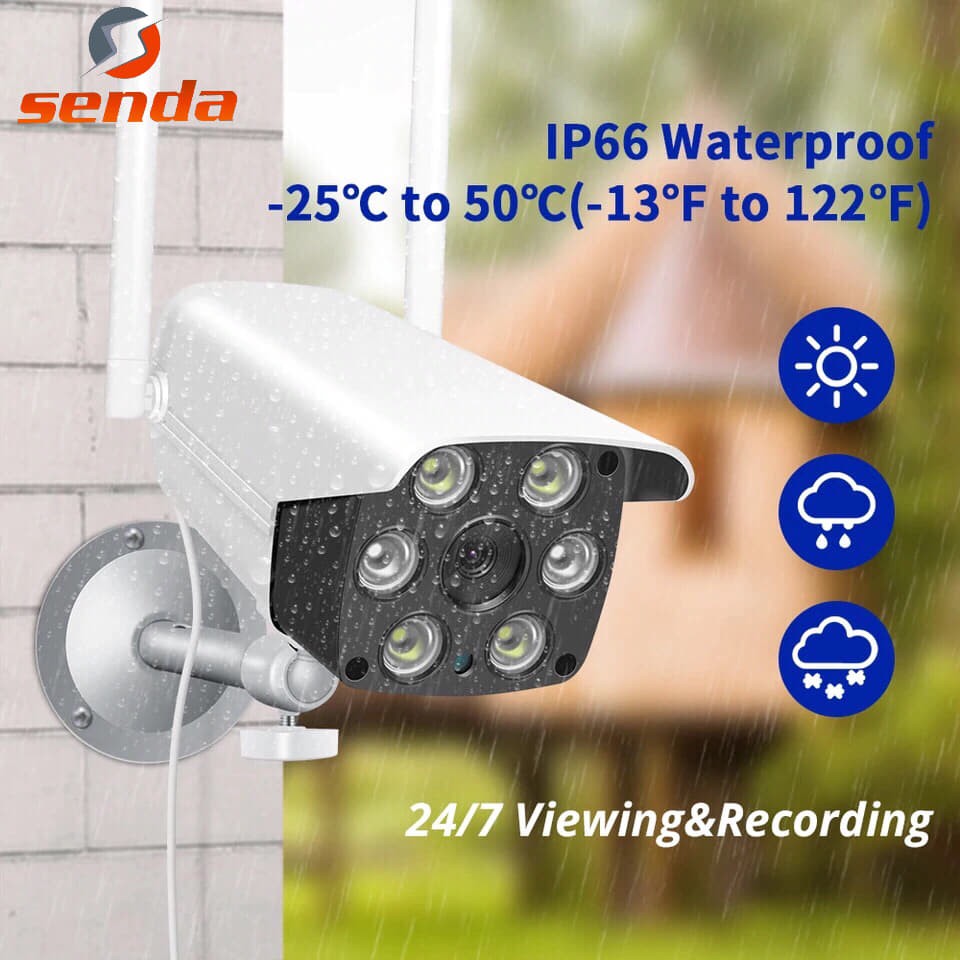 Senda Camera Gun Wireless Wifi IP Camera CCTV Outdoor Waterproof Night ...