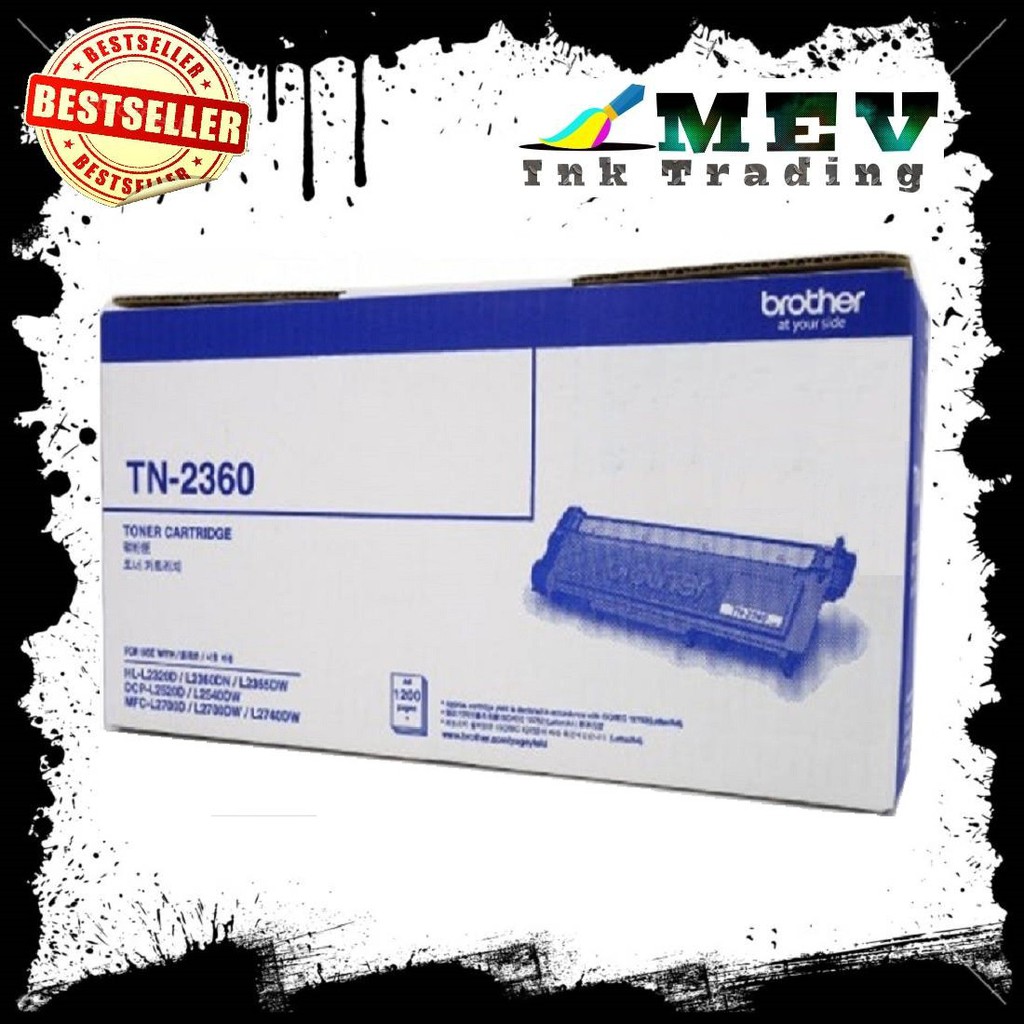 Brother Tn 2360 Tn2360 Original Toner Cartridge Shopee Philippines