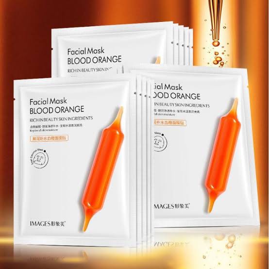 Images Facial Mask BLOOD ORANGE | Shopee Philippines