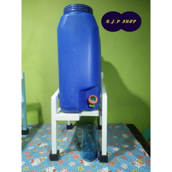 (R.J.V) Heavy Duty MINERAL WATER GALLON RACK (Tiles) with FREE Rubber ...