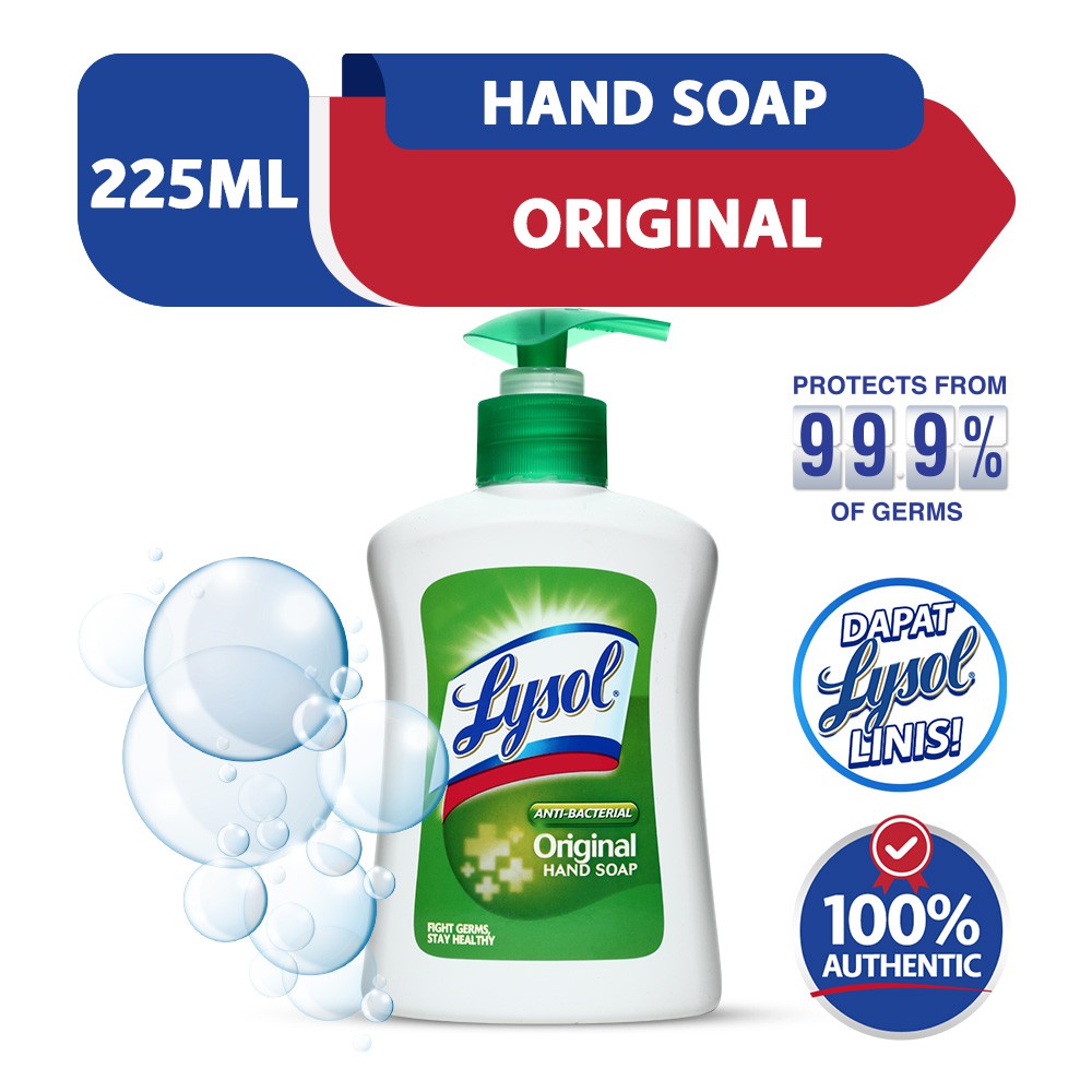 Lysol Antibacterial Handsoap Original 225ml GWP Shopee Philippines   9cf35490b7626b020f7531a4485a6952