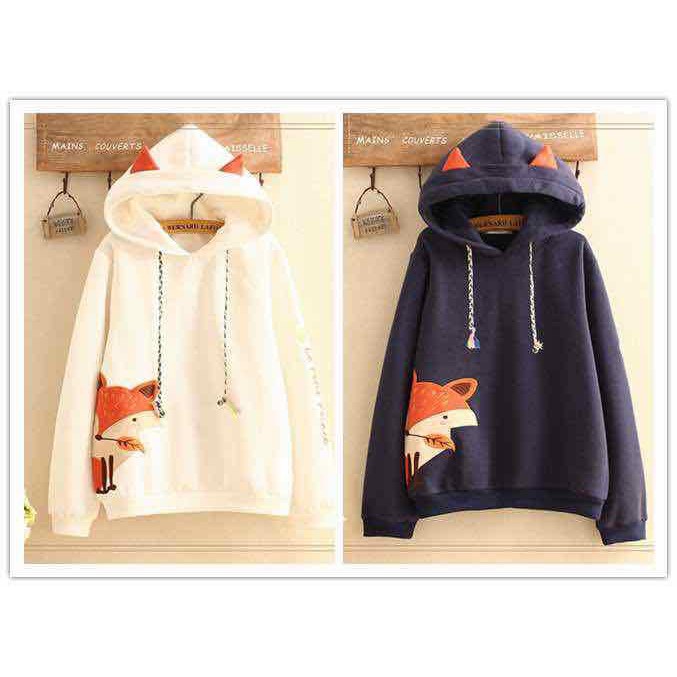 Fox jacket with ears sale