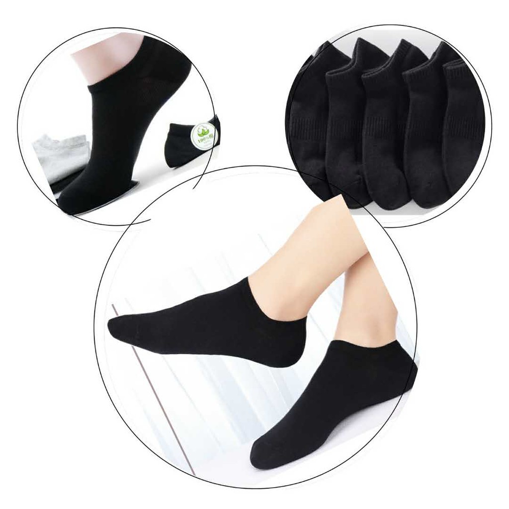 1 pair white/black sock for men and women / students socks | Shopee ...