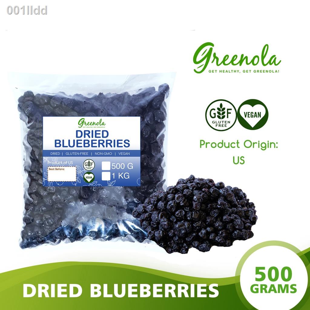 Greenola Dried Blueberries (Wholesale) 250g 500g 1 kg Shopee