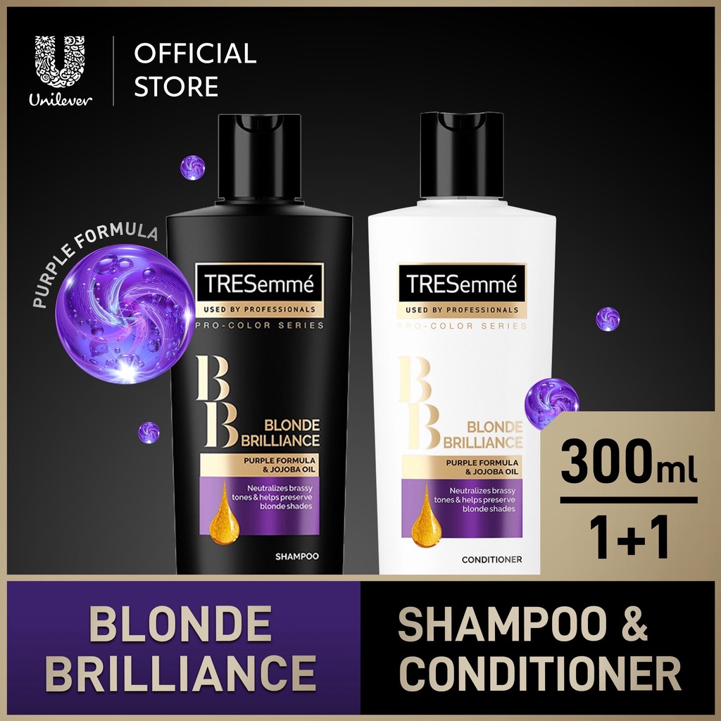 （hot Sale） Bundle Tresemme Blonde Brilliance Shampoo And Conditioner 330ml Set Shopee Philippines 2607