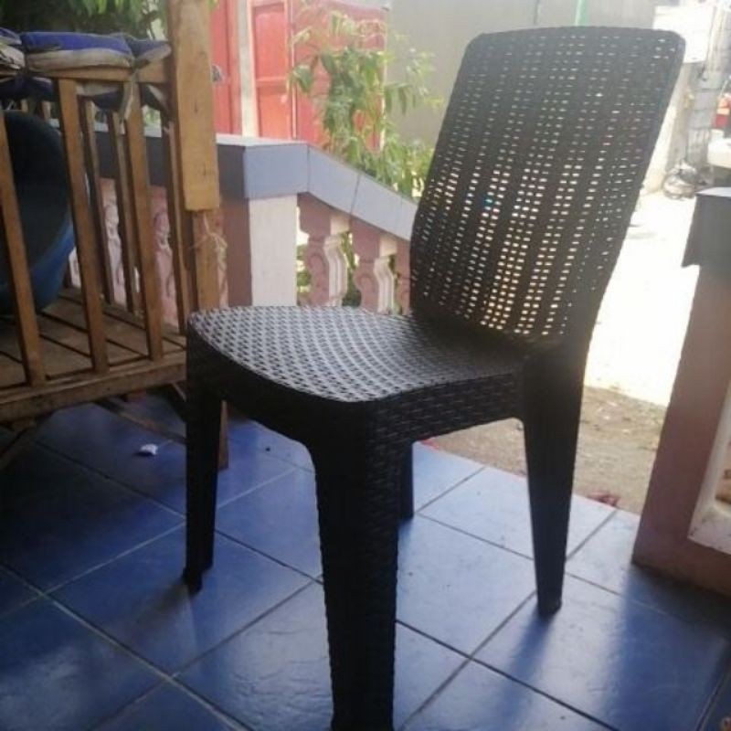 Rattan best sale monoblock chair