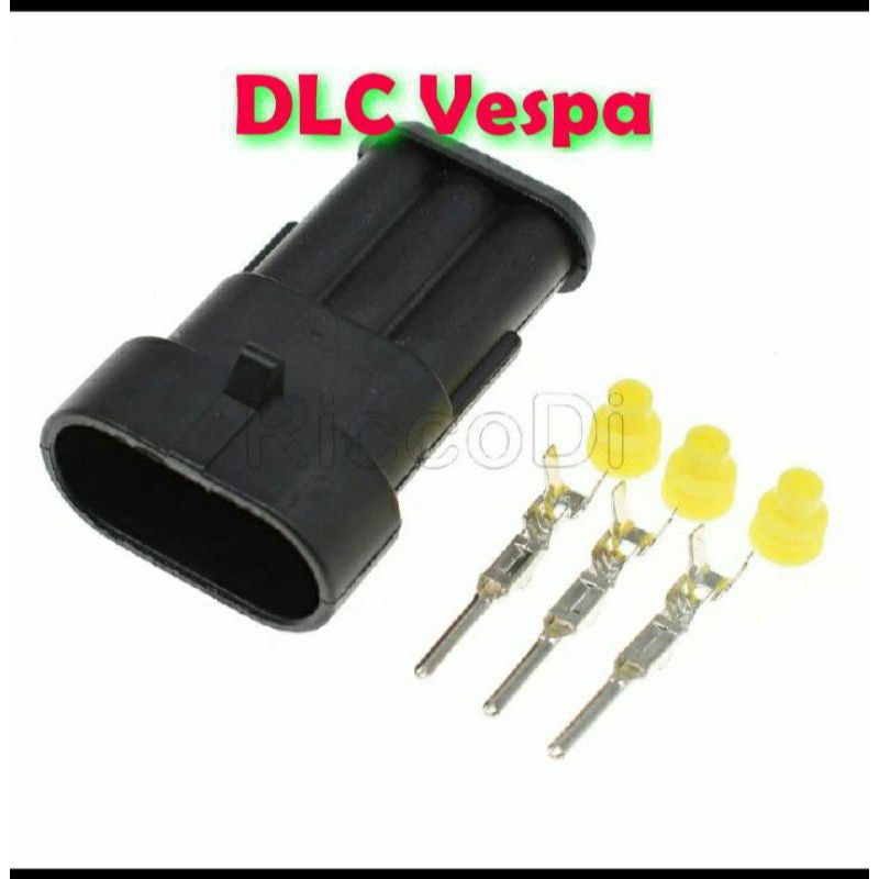 SOCKET DLC VESPA 3 PIN MALE SOCKET DLC RESET SOCKET DLC SHORT CONNECTOR ...