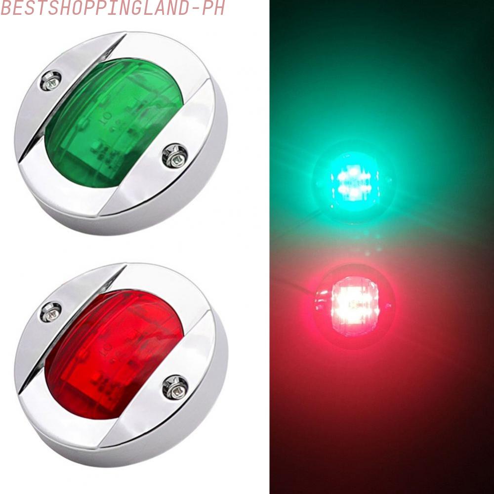 2X Red Green Navigation Boat Light LED 12V Yacht Stern Signal Lamp ...