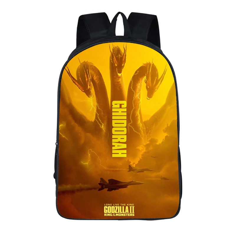 Ready Stock 3D Godzilla King of the Monsters Backpack Kids School Bag Students Boys Bookbag Shopee Philippines