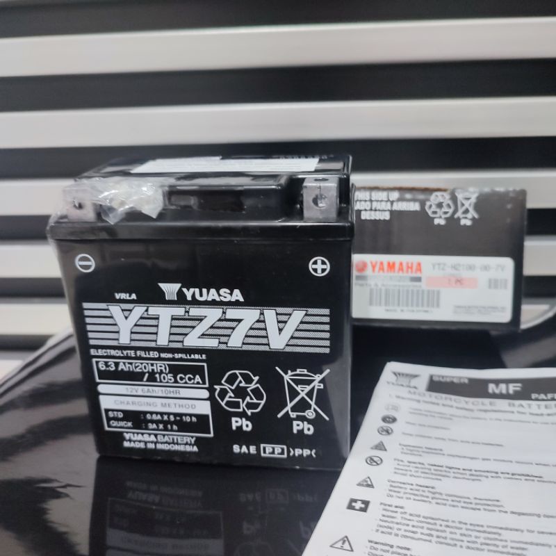 Yamaha Genuine Battery YTZ7V Aerox Nmax V1 Shopee Philippines