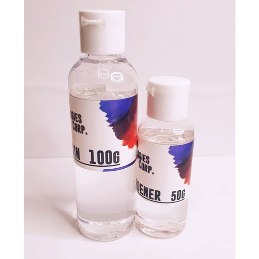 Mini Epoxy Resin 150ml Set (100ml Resin - 50ml Hardener) | Shopee ...