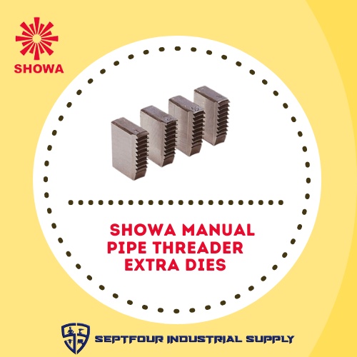Showa Manual Pipe Threader Dies 1/2" NPT 3/4" NPT 1" NPT 11/4