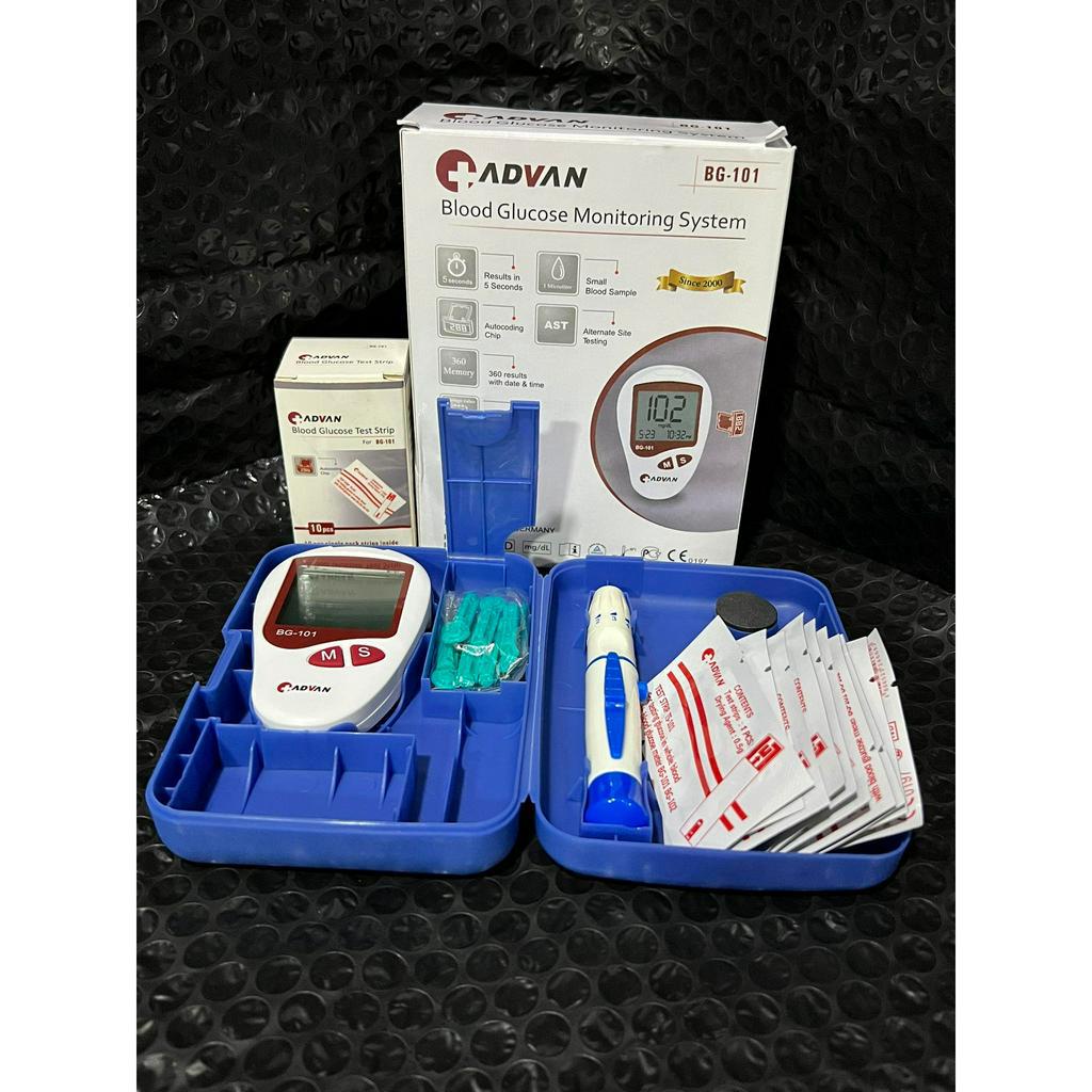 ADVAN GLUCOSE MONITORING SYSTEM COMPLETE SET Shopee Philippines