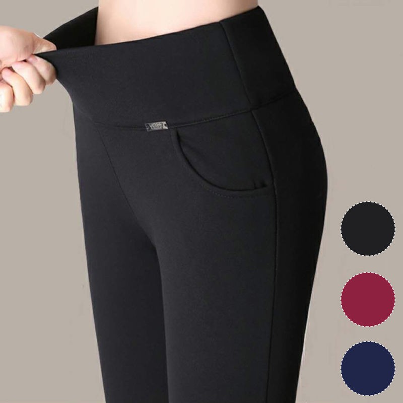 READY STOCK Women Plus Size Legging Pants Stretch High Waisted