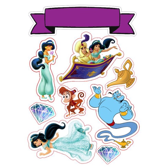 Princess Jasmine Cake Topper Shopee Philippines