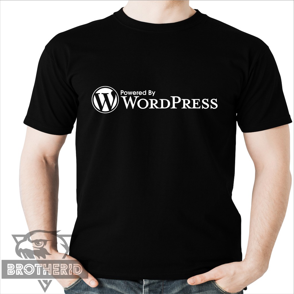 Bloger Powered By Wordpress T-shirt | Shopee Philippines