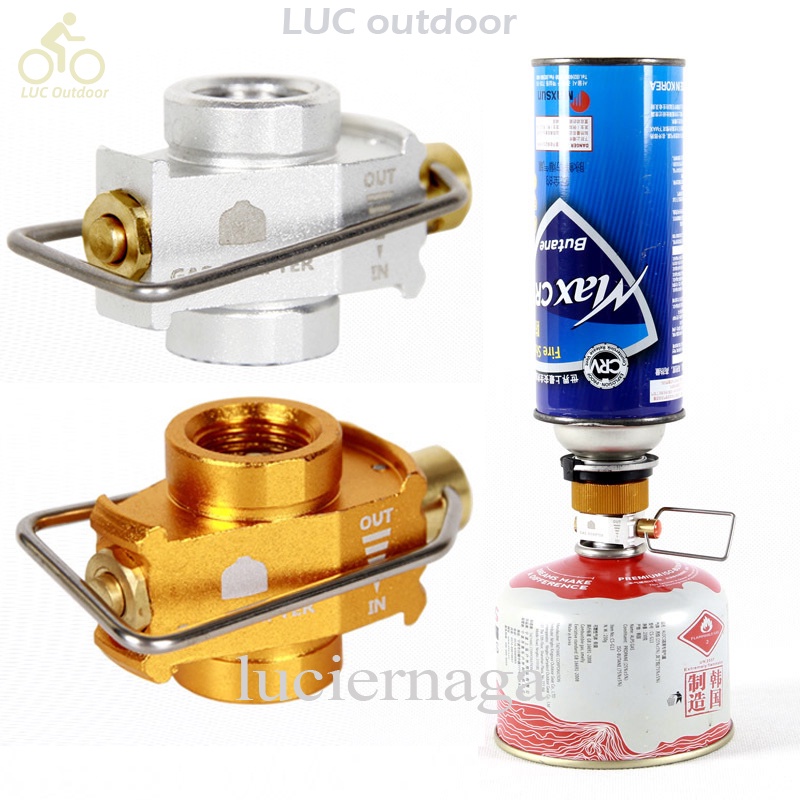[LUC]Camping Gas Saver Plus Gas Converter Shifter Refill Flat Tank