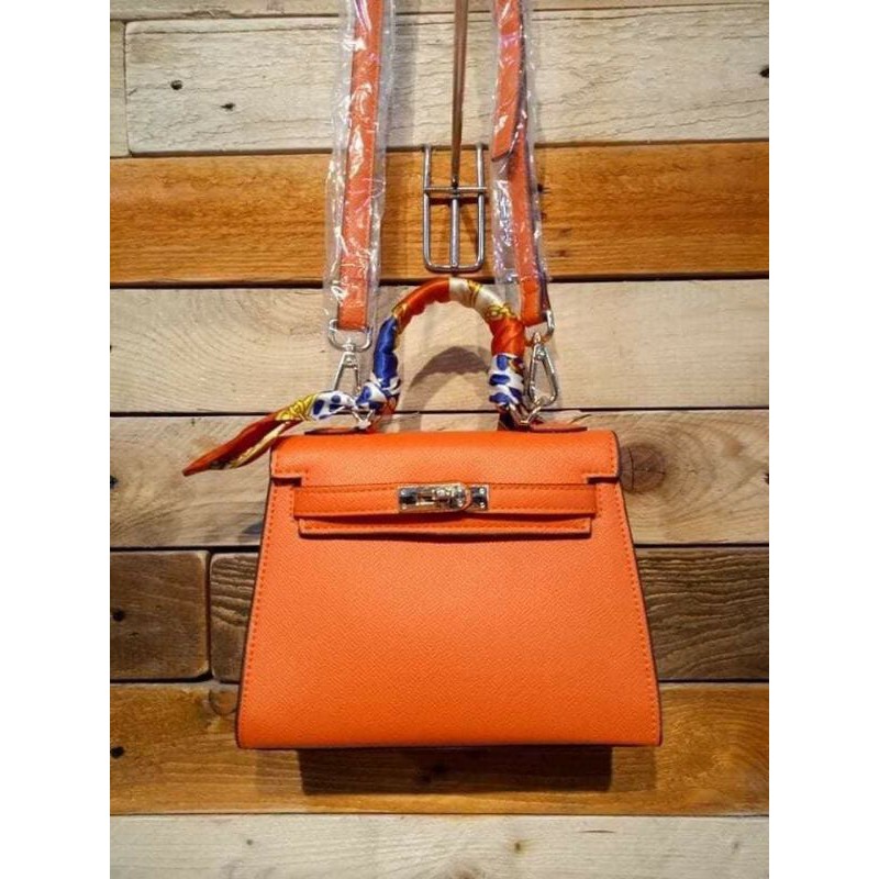 Orange discount sling bag