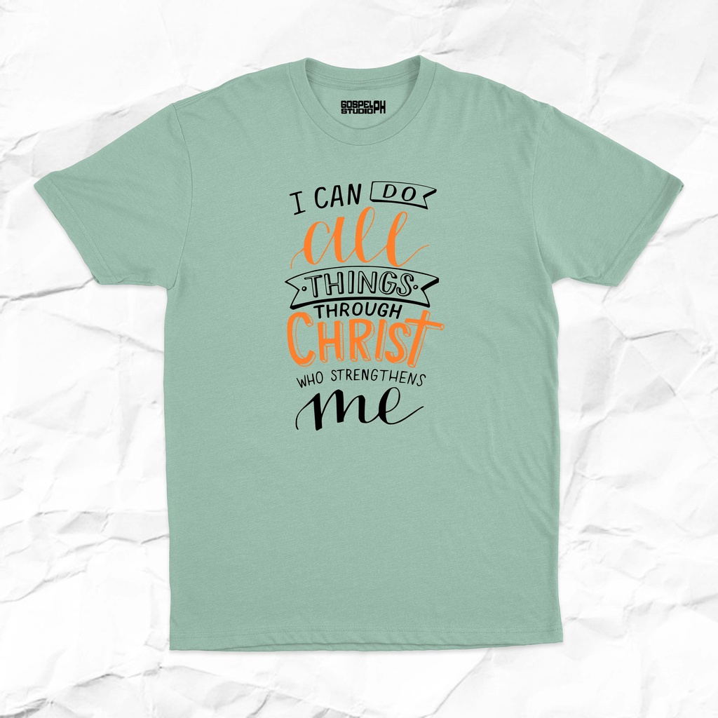 GSPH - Do All Things Bible Verse Shirt Christian Gospel Scriptures Tops ...