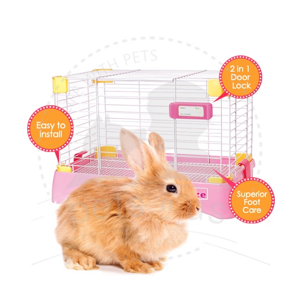 Alice Raddio Rabbit Cage - Large (Plastic Bottom Net) | Shopee Philippines