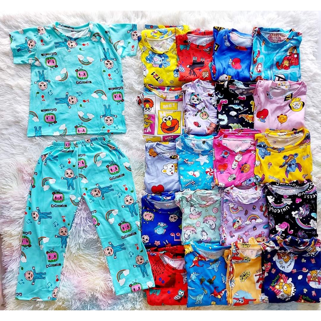 59 only Comfy Terno T shirt Pajama Set Pambahay Sleepwear for