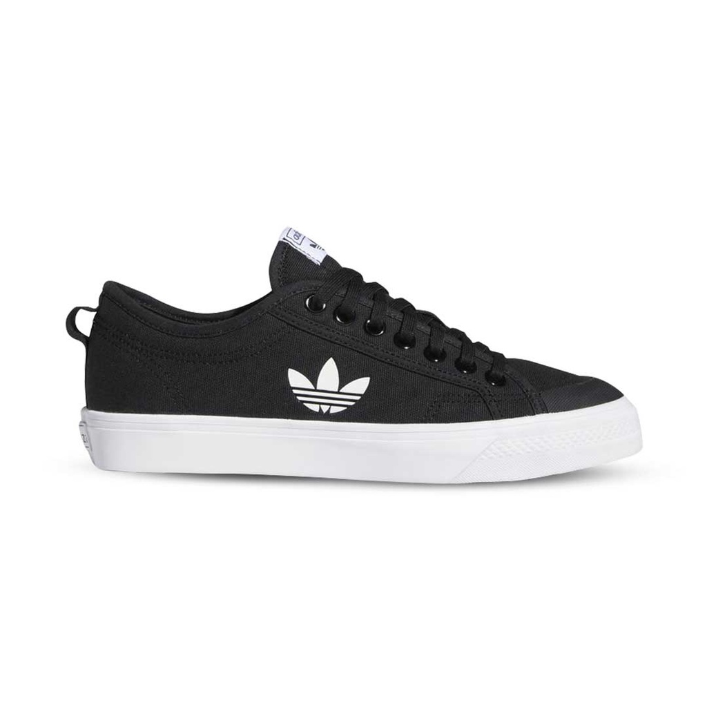 Adidas Unisex Nizza Trefoil Lifestyle (Core Black/Ftwr White/Core Black ...